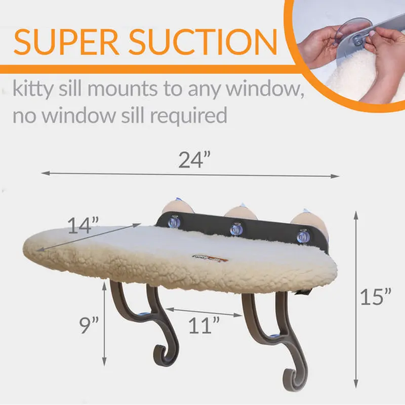 K&H Pet Products Universal Mount Kitty Sill