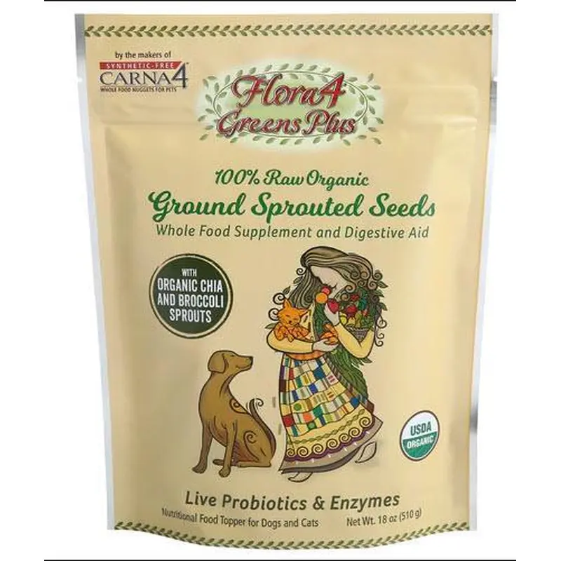 Carna4 Flora4 Greens Plus Sprouted Seeds