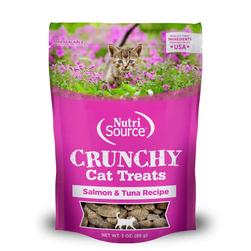 Nutrisource Crunchy Cat Treats Salmon & Tuna 3oz