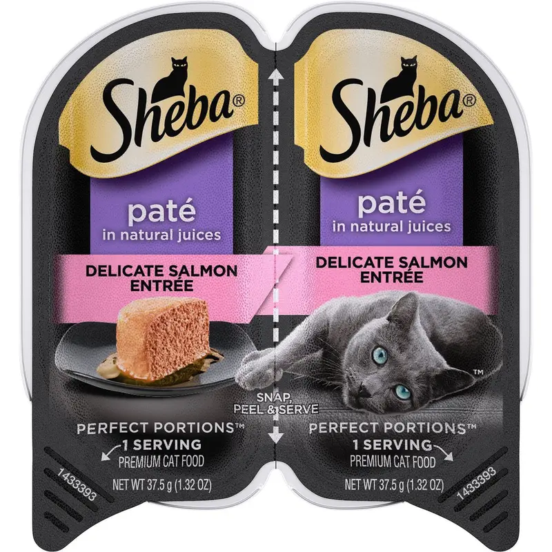 Sheba Perfect Portions Premium Pate Salmon Wet Cat Food (2.65oz)