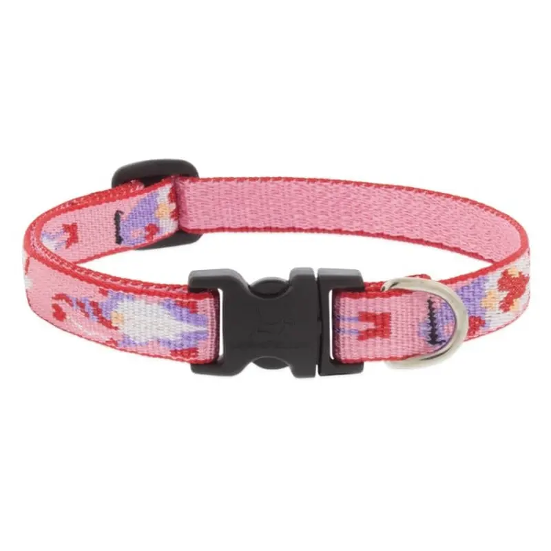 Lupine Holiday Designs Dog Collar 3/4" x 15"-25" Lovable Gnomes