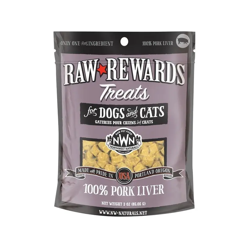 Northwest Naturals Freeze Dried Pork Liver 3 oz.