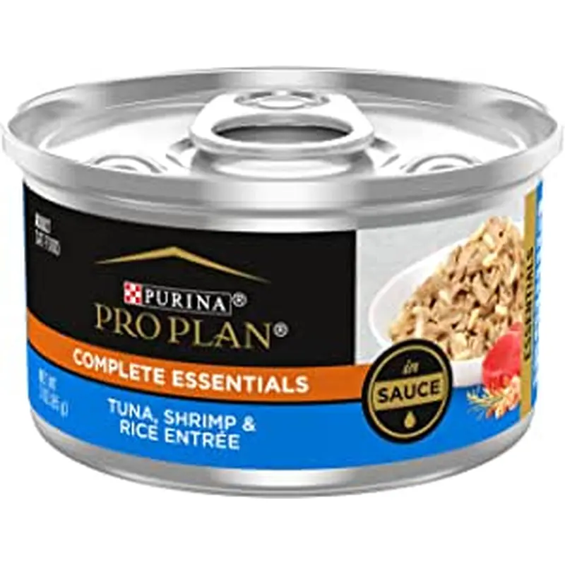 Pro Plan Savor Tuna, Shrimp & Rice Entre Adult Canned Cat Food, 3 oz. ()