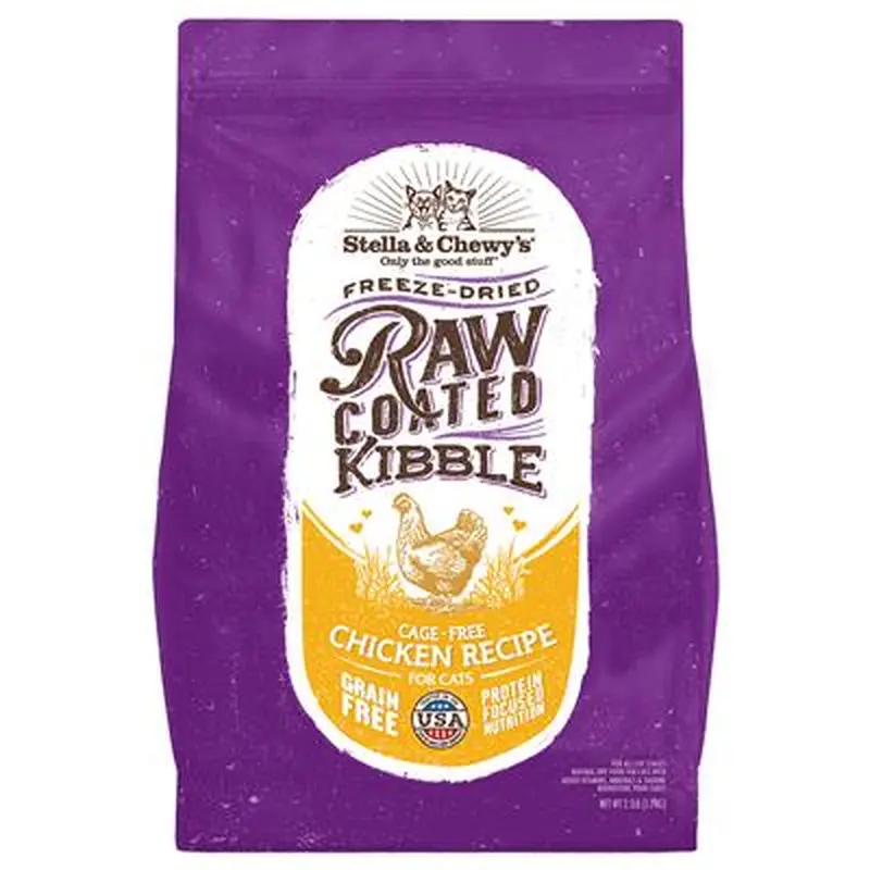 Stella & Chewy's 2.5 lbs Dry Cat Food Raw Coated Chicken