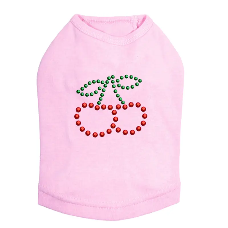 Cherries (Outline) - Dog Tank