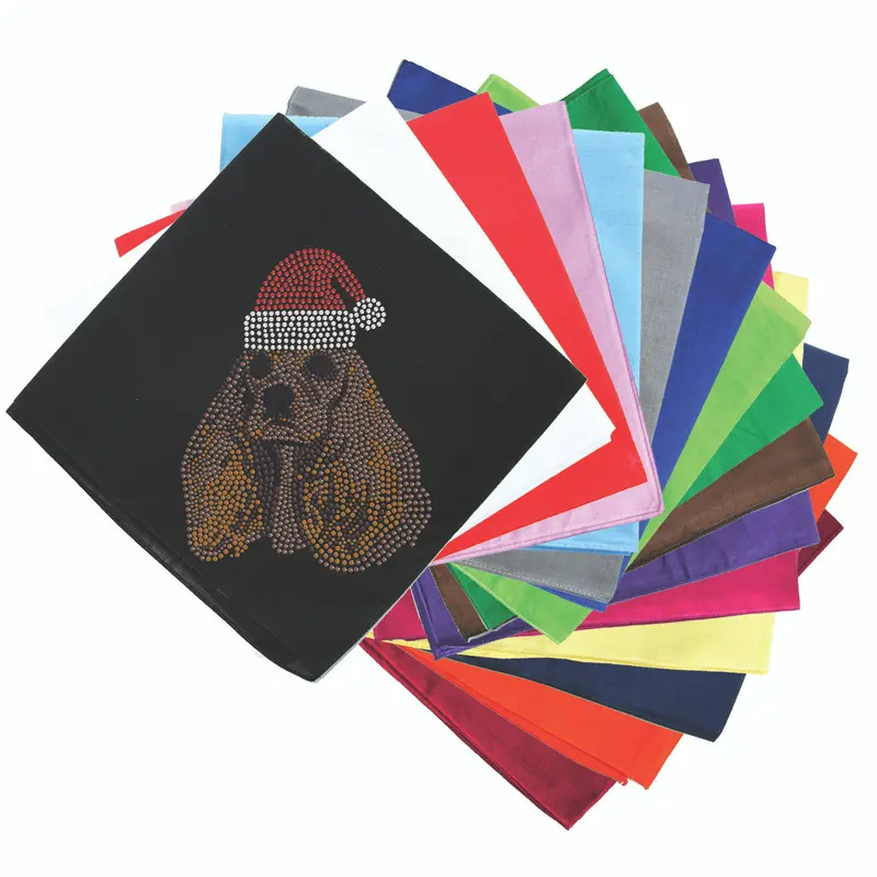 Cocker Spaniel with Santa Hat - Bandana