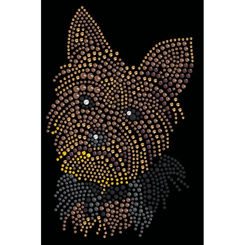 Yorkie Face  1 - bandana