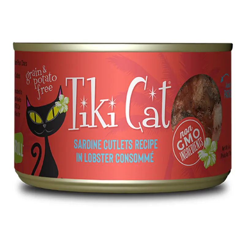 Tikicat All Life Stages Bora Bora Grill Sardine Cutlets in Lobster Consomme (2.8oz)