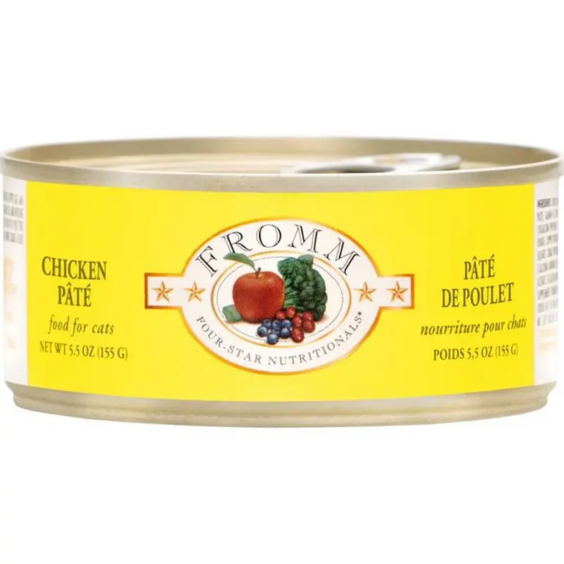 Fromm Four-Star Wet Cat Food - Chicken Pt - 5.5oz Can