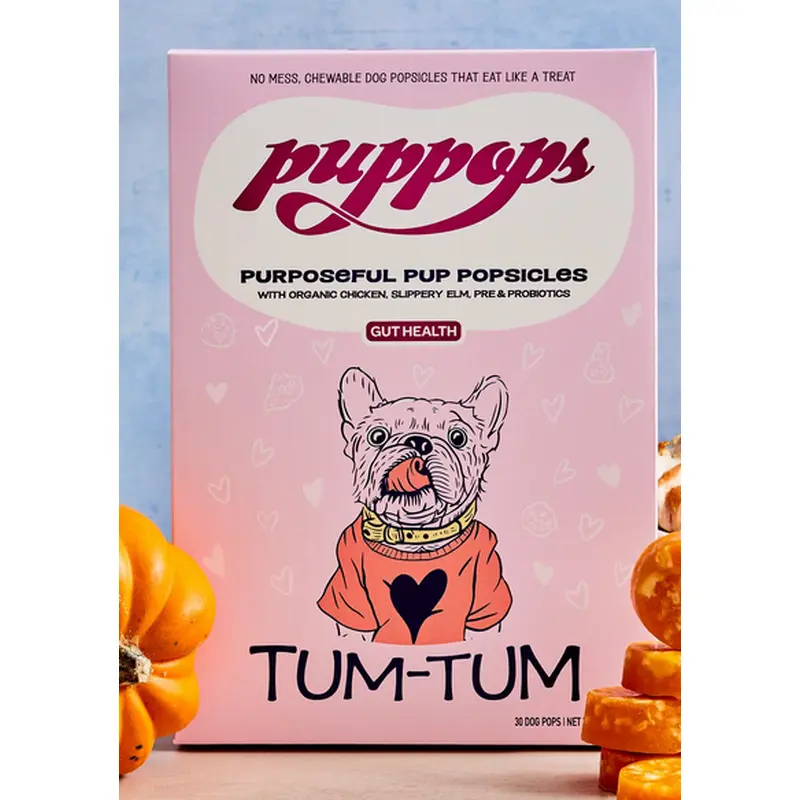 Puppops Gut Health "Tum-Tum" 30 Dog Pops