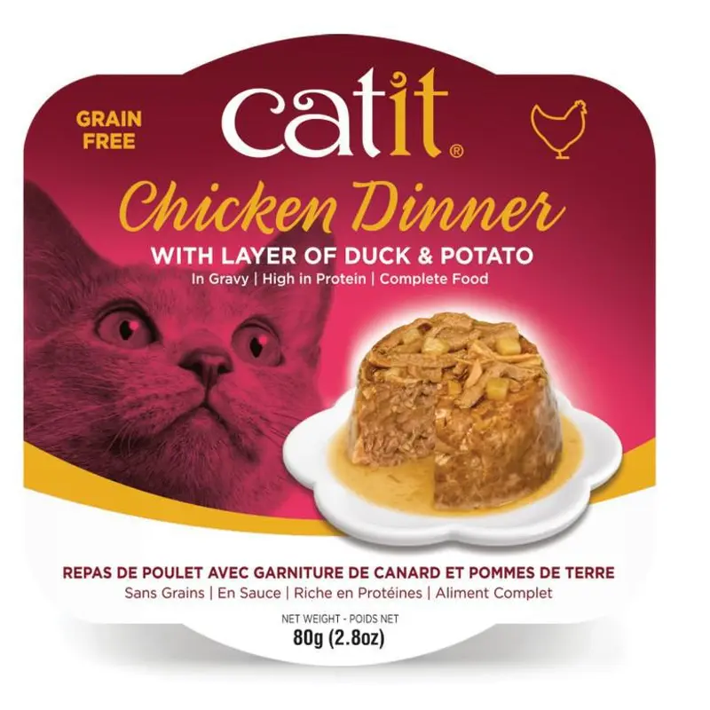 Catit Chicken Dinner with Duck & Potato 2.8 oz