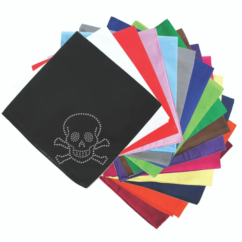 Hematite Skull - Bandanna