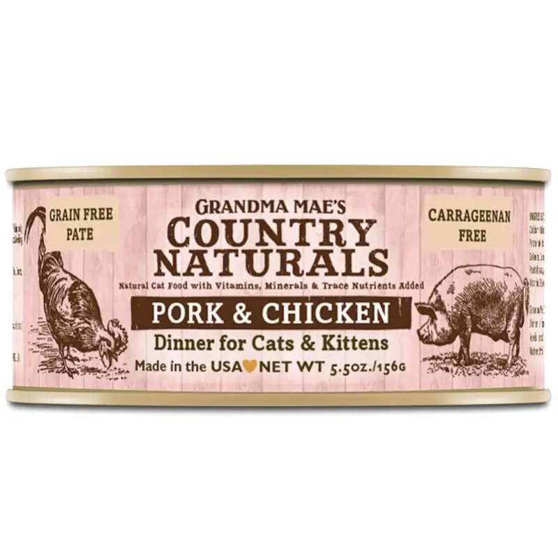 Grandma Mae's Chicken & Pork Liver Cat Food 5.5oz