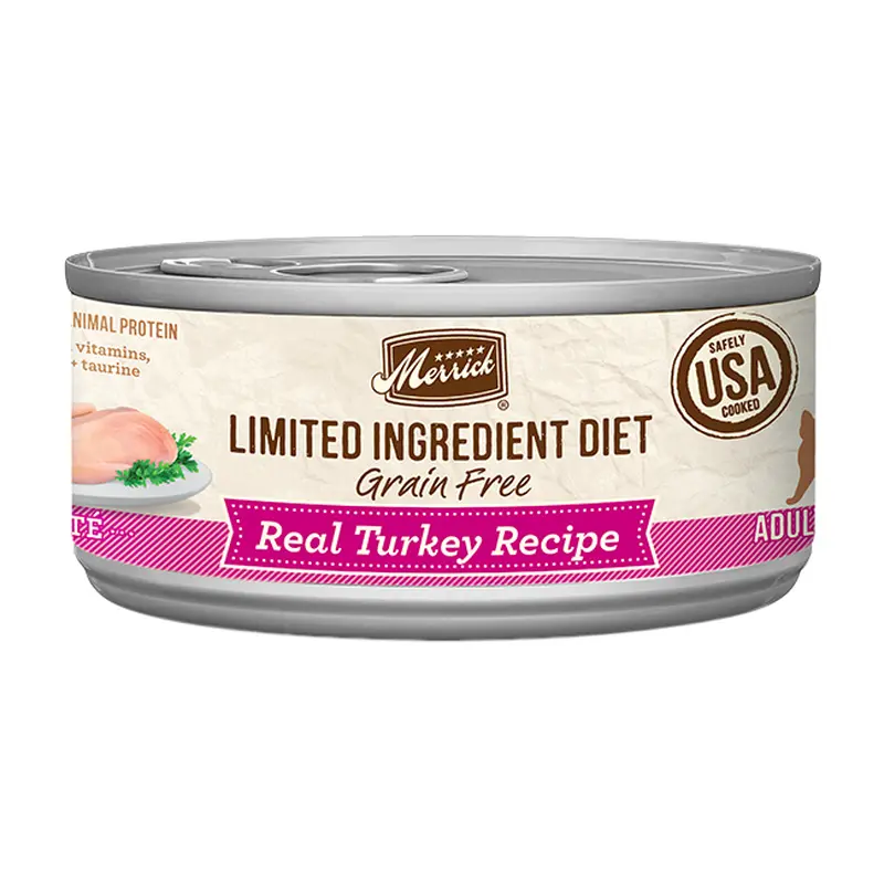 Merrick Limited Ingredient Diet Grain Free Turkey Wet Cat Food (5oz)
