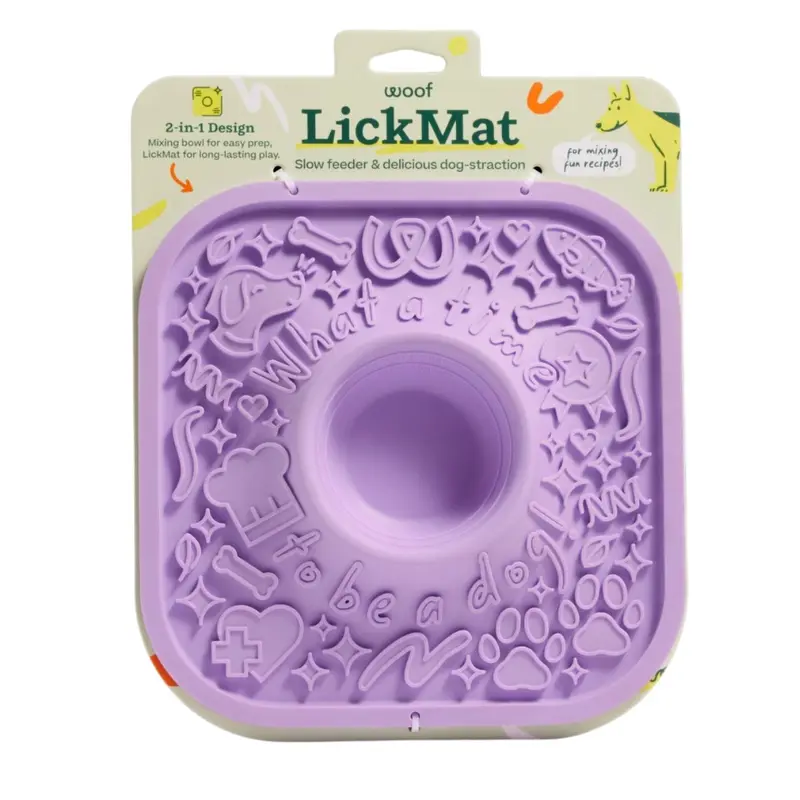 Woof Dog Lickmat Lavender