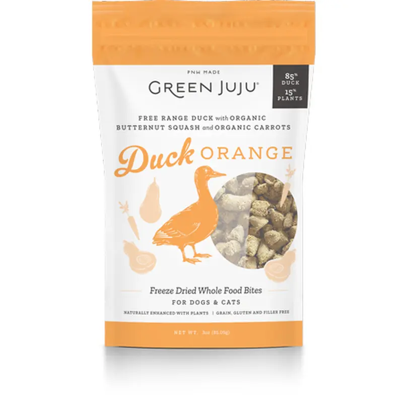 Green Juju Whole Food Bites Duck Orange