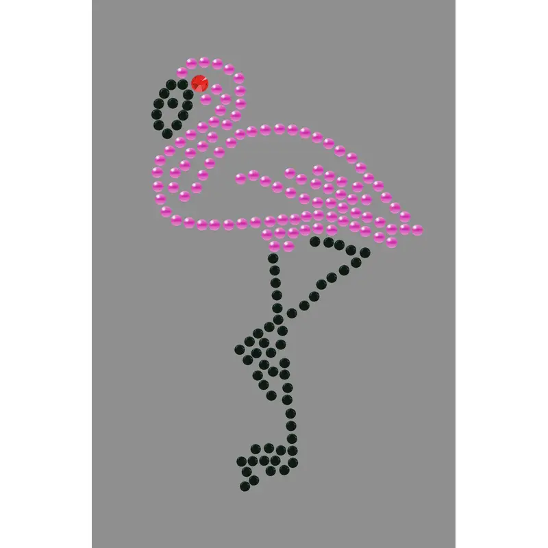 Pink Flamingo with Black Legs (Small) -  Custom Tutu