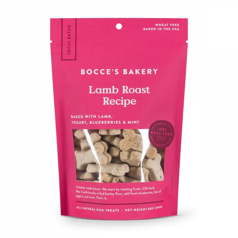Bocce's Bakery Lamb Roast All Natural Dog Biscuits