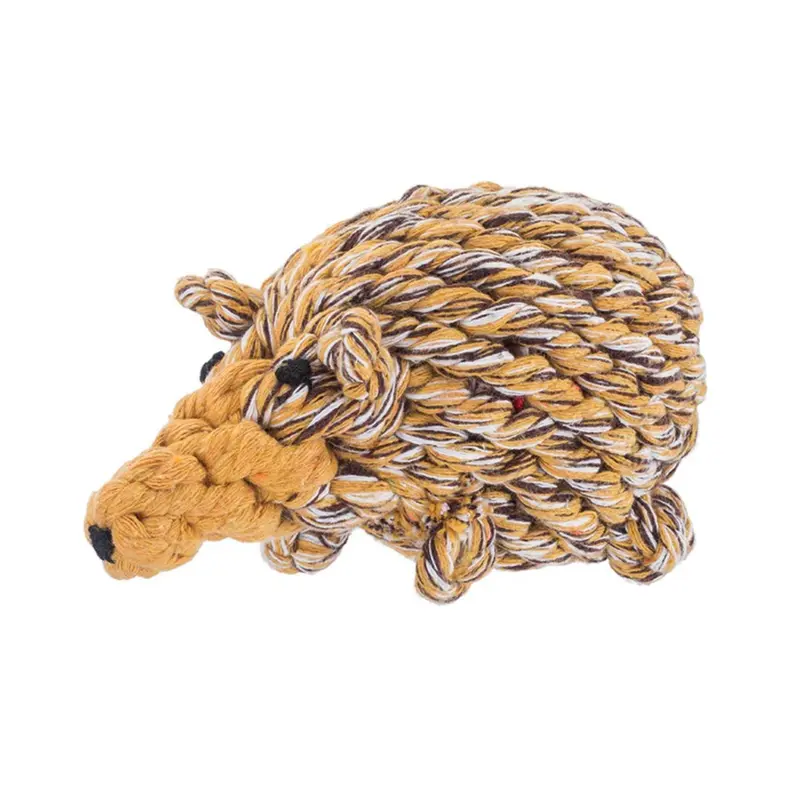 Jax & Bones Hedgehog Rope Toy 8"