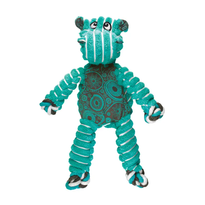 KONG Floppy Knots Hippo, Toy for Dogs, M/L