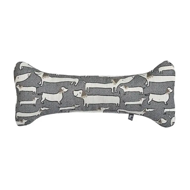 Bumper Bone Pillow Dashing Dogs