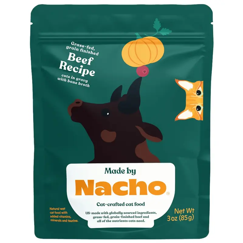 Made By Nacho Beef In Gravy Cuts Cat Food (3oz)