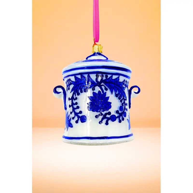 Rossi Cookie Jar Polish Glass Ornament