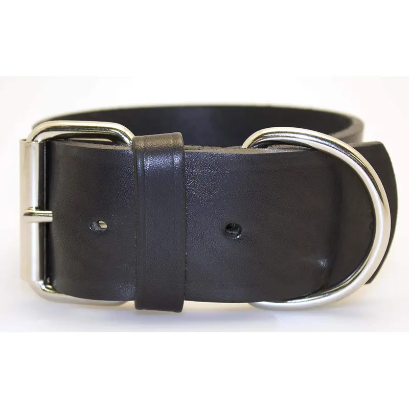 2" Latigo 1-Ply Leather Collars