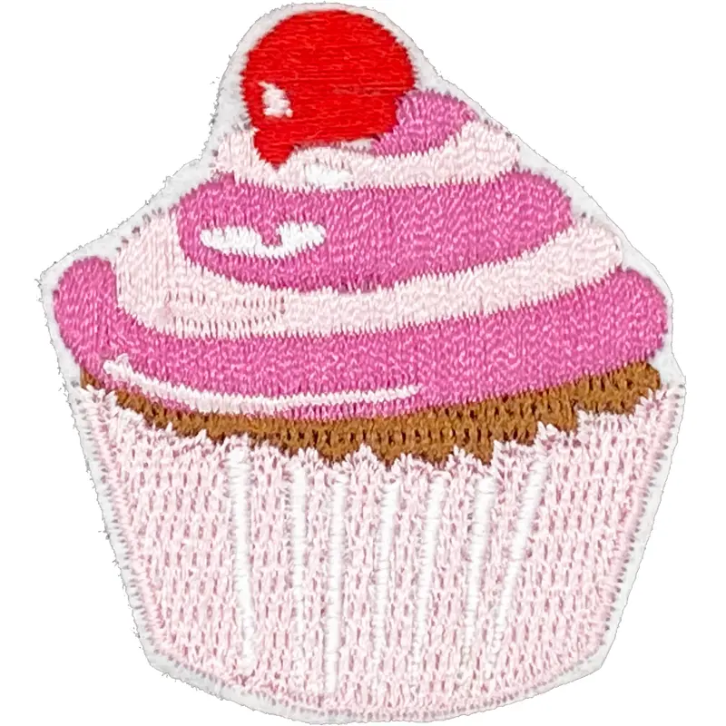 Cupcake 8 (Pink with Cherry) - Patch