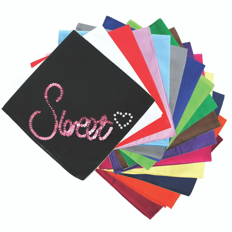 Sweet (Pink Sequins) Bandanna