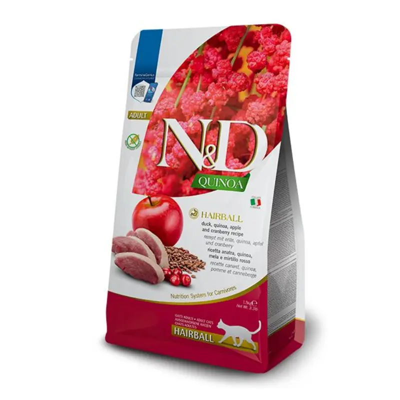 Farmina Cat N&D Quinoa Hairball Duck
