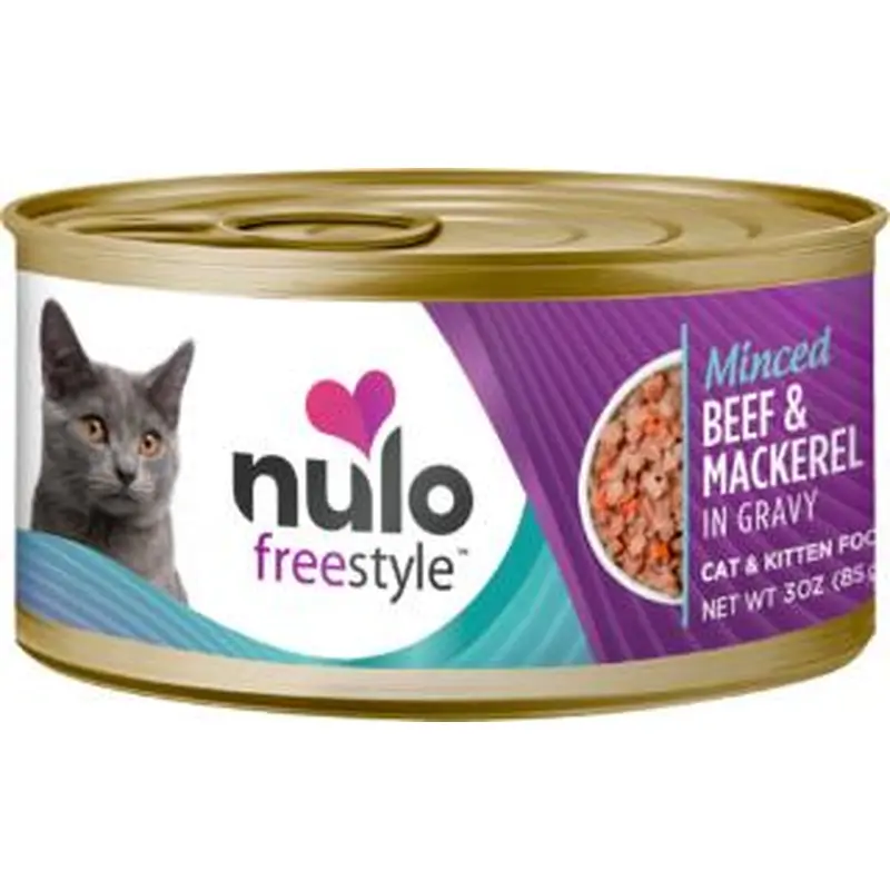 Nulo Cat Grain-Free Minced Beef & Mackerel in Gravy