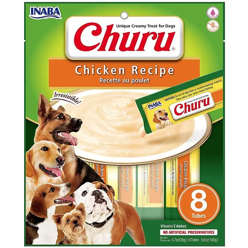 Inaba Churu Chicken Recipe Creamy Treat for Dog 1.4oz Pouch