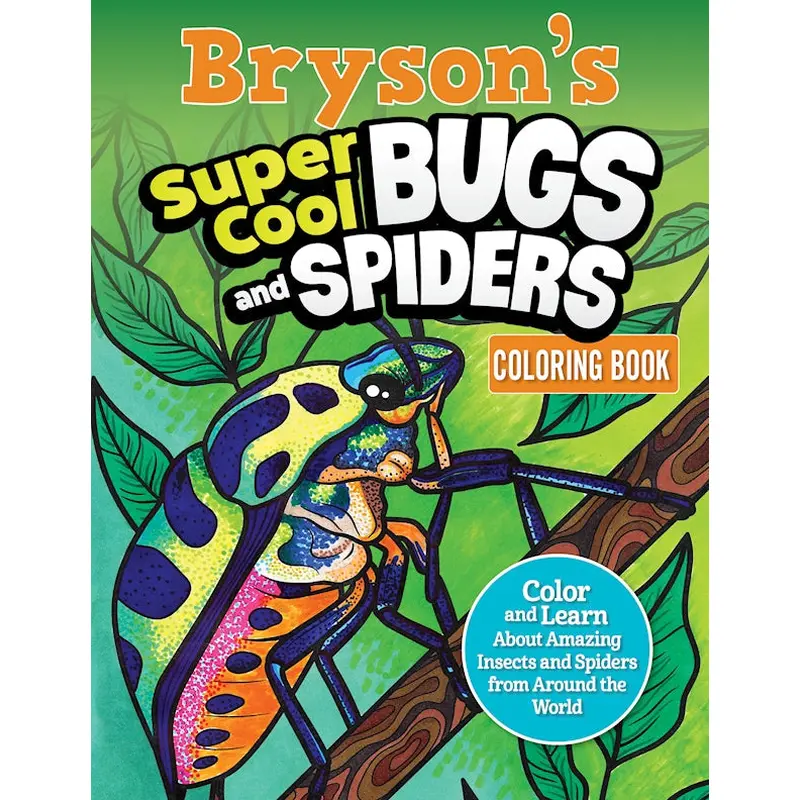 Super Cool Bugs and Spiders Coloring Book Customized