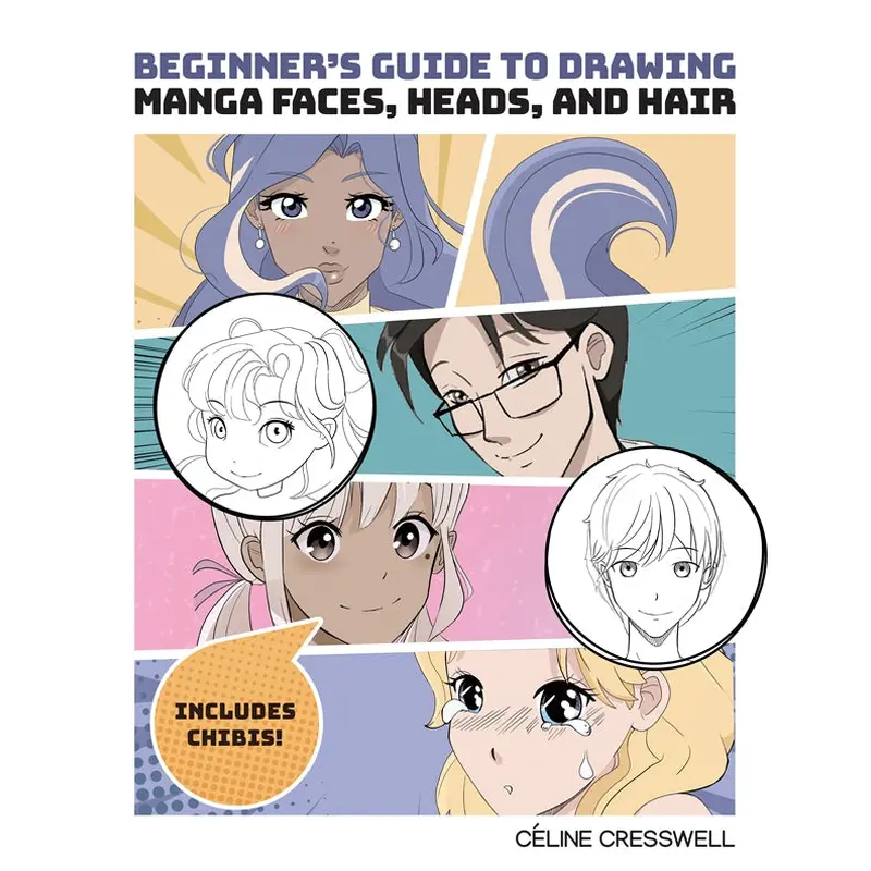 Beginner's Guide to Drawing Manga Faces, Heads, and Hair