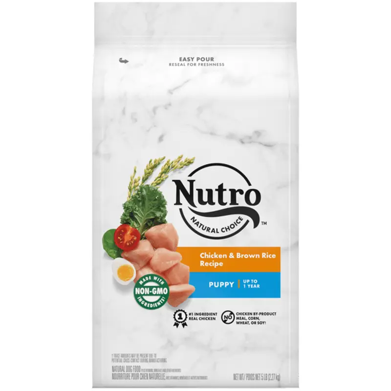Nutro Natural Choice Chicken & Brown Rice Dry Puppy Food (5lb)