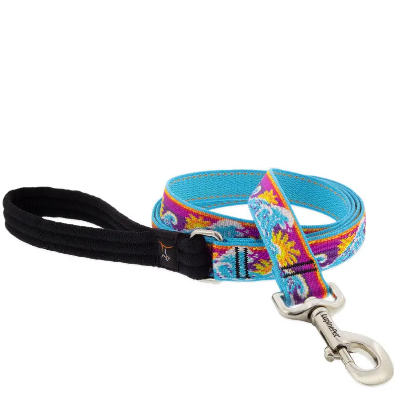 Lupine MicroBatch Limited Designs Dog Leash 1" x 6' Surfs Up