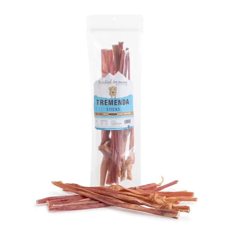 The Natural  Dog Company Beef Tripe Tremenda 12" Dog Treats 6oz