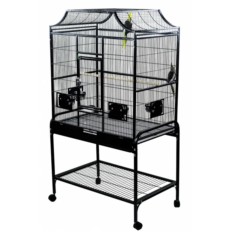 A & E Black Elegant Flight Bird Cage