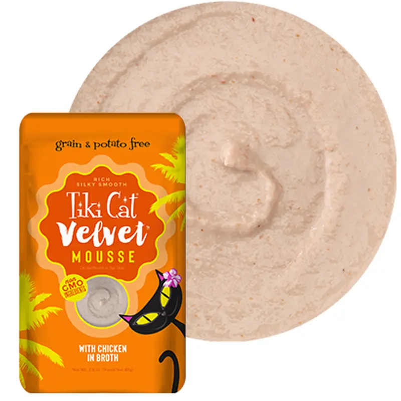 Tiki Cat Velvet MousseTM Chicken in Broth