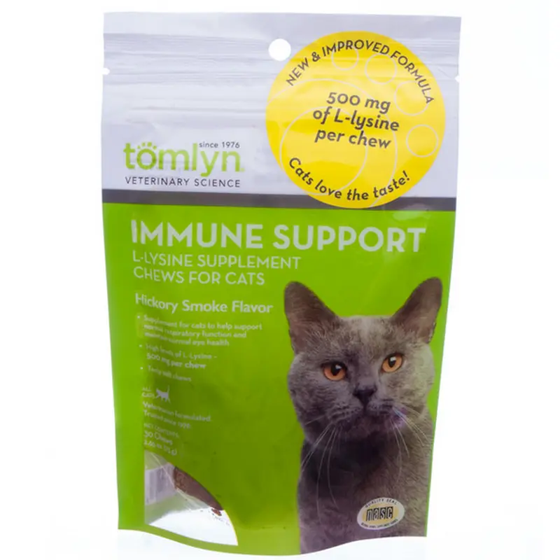 Tomlyn L-Lysine Immune Support Chews 2.65 oz.