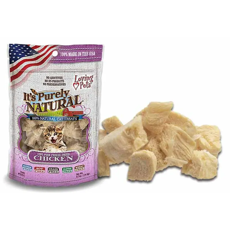 Loving Pets It's Purely Natural Freeze Dried Chicken Treats 0.6oz