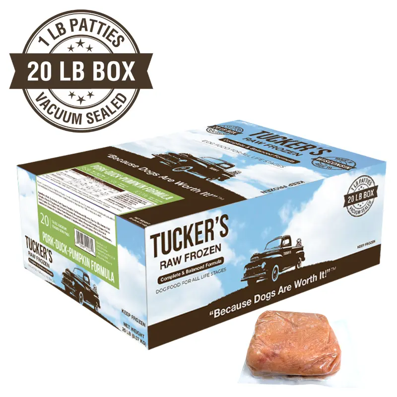 Tuckers Frozen Duck & Pumpkin 20lb
