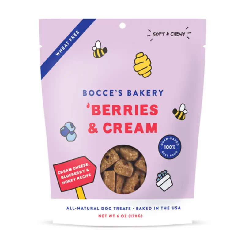 Bocce's Berries and Cream Treat