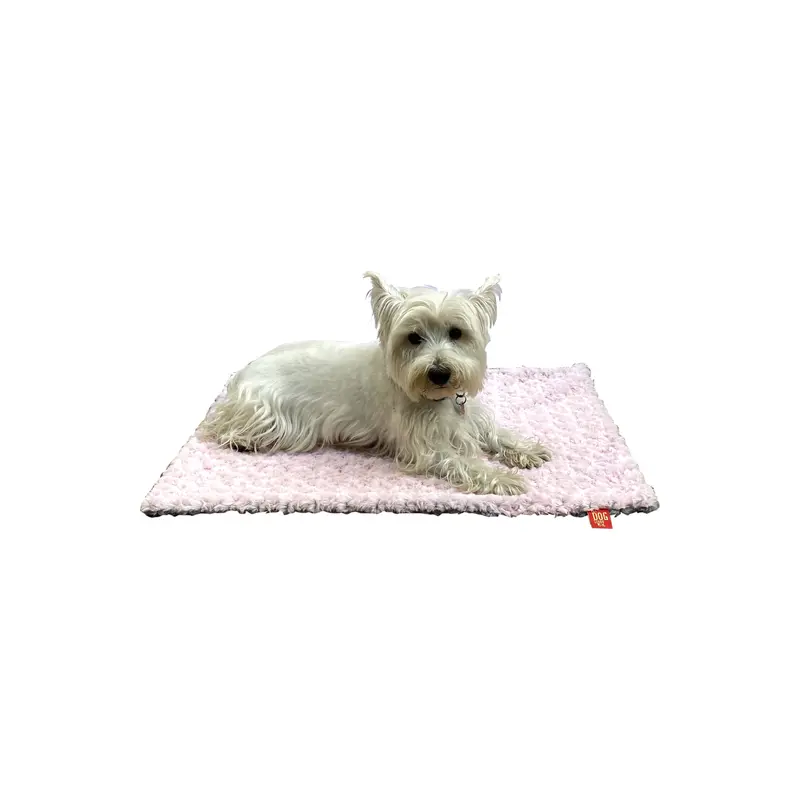 Blanket, Pink/Grey Two Tone Rosebud