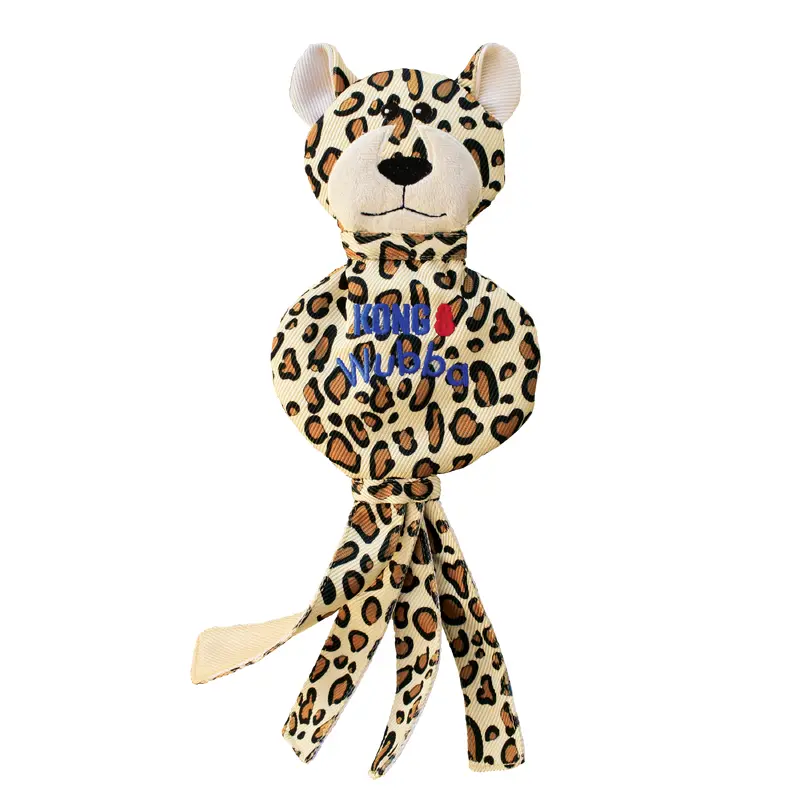 Kong Wubba No Stuff Cheetah Large