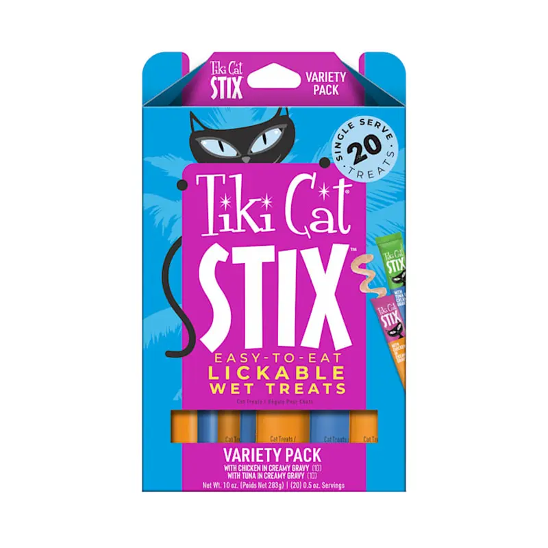 Tiki Cat STIX Wet Cat Treats Variety Pack 20ct
