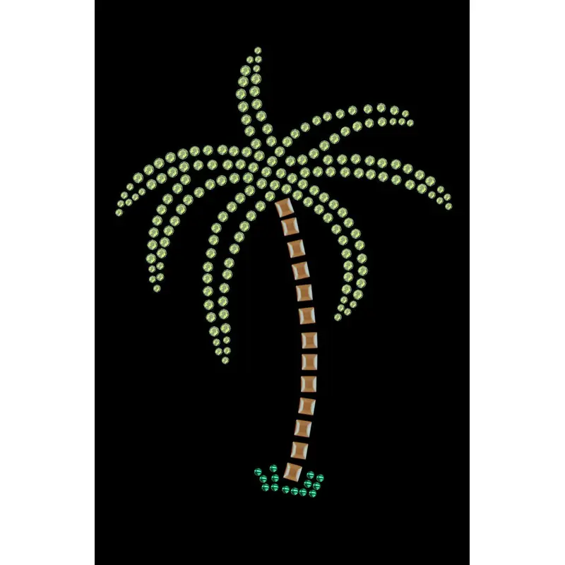 Palm Tree (Green Rhinestones) - Custom Tutu