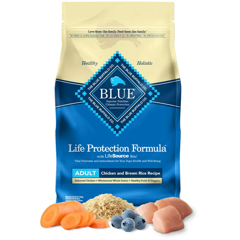 Blue Buffalo Adult Chicken and Brown Rice Dry Dog Food