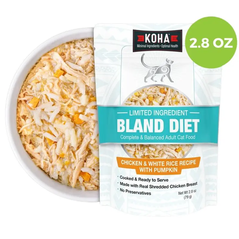 Koha Limited Ingredient Bland Diet Chicken & Rice Wet Cat Food 2.8oz